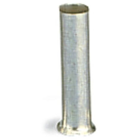 Embout simple d'extrémité de câble WAGO 216-104 1.5 mm² x 8 mm non isolé métal 1000 pc(s) D58626