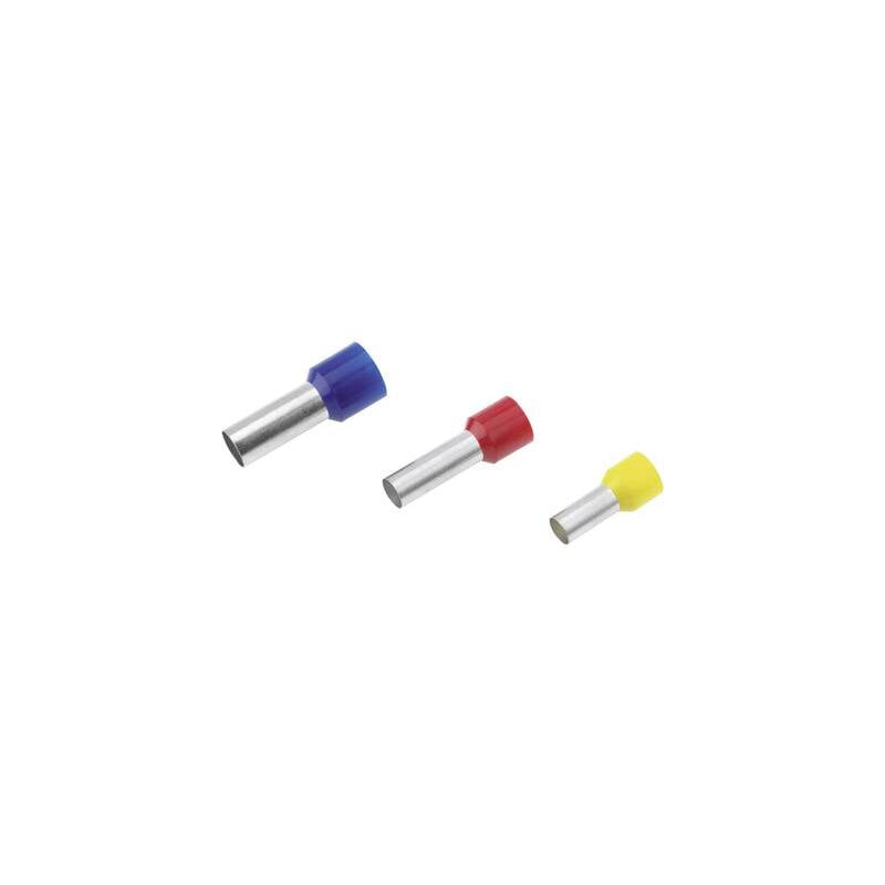 Embout simple dextrémité de câble Cimco 18 2352 6 MM² x 18 mm partiellement isolé jaune 100 pc(s)