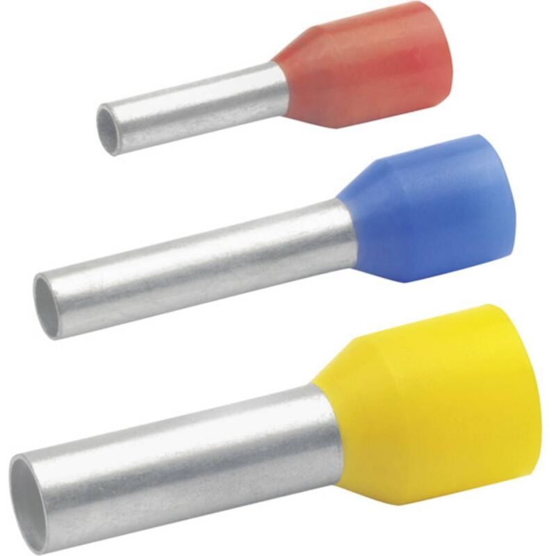 Embout simple d'extrémité de câble Klauke 46910 0.5 mm² x 10 mm blanc 1000 pc(s)