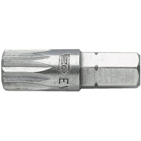Embout standard 5/16'' série 2 pour vis à empreinte denture multiple XZN M12 36mm - FACOM - EV.212