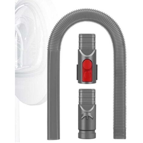 Embout Suceur Plat Flexible Longue, Compatible avec Dyson V6 V7 V8 V10 V11 V12 V15, Accessoire Aspirateur pour Enlève les Peluches des Sèche-linge, des Ouvertures d'Aération et de la Voiture