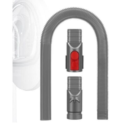 Embout Suceur Plat Flexible Longue, Compatible avec Dyson V6 V7 V8 V10 V11 V12 V15, Accessoire Aspirateur pour Enlève les Peluches des Sèche-linge, des Ouvertures d'Aération et de la Voiture