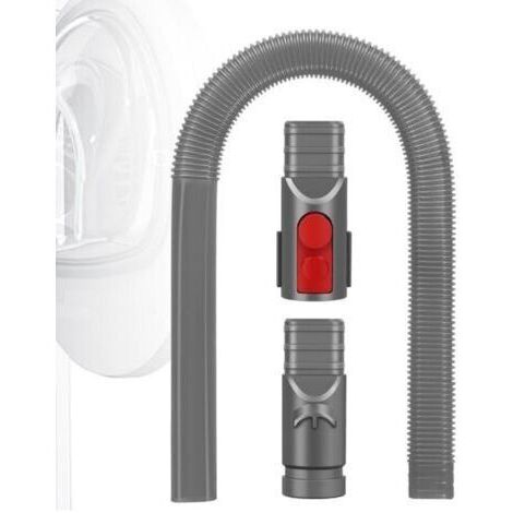 Embout Suceur Plat Flexible Longue, Compatible avec Dyson V6 V7 V8 V10 V11 V12 V15, Accessoire Aspirateur pour Enlève les Peluches des Sèche-linge, des Ouvertures d'Aération et de la Voiture