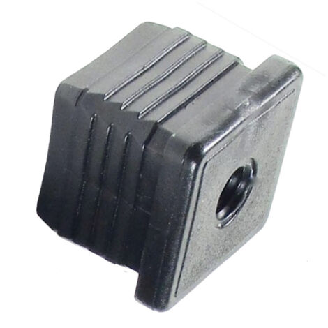Embout taraudé pour tube carré 22x22 - M10
