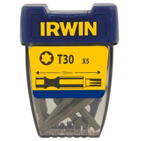 EMBOUT TORX 1/4' DE LONG 50MM 5 PCS. T30