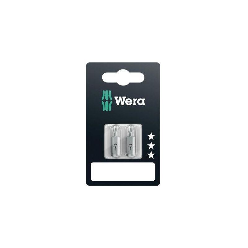 Wera - embout torx t 15 05073340001 acier à outils allié, extra-rigide forme: d 6.3 2 pc(s)