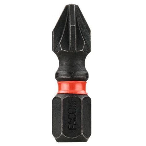 Embout tournevis Facom PZ2 25mm, 2 pièces 2 pièces