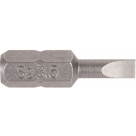 Embout Trempe dure Plat SL3,5 - 25 mm - Riss