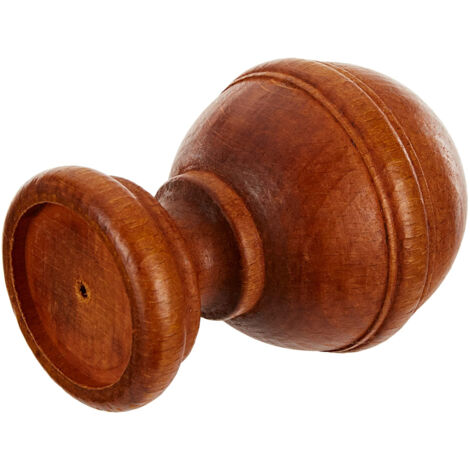 ATELIERS 28 Embout Tringle Rideau Merisier - Ateliers28 - Diamètre 35