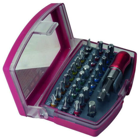 Embout vissage + porte embout (32 pieces) - Jardiboutique - Multicolor