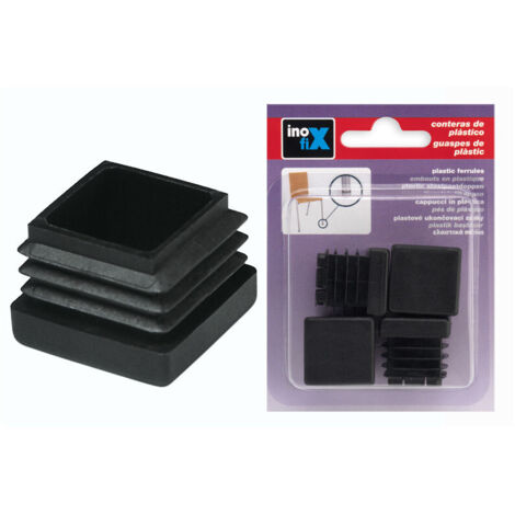 Embout X4 Interieur Carre 20mm Noir - INOFIX