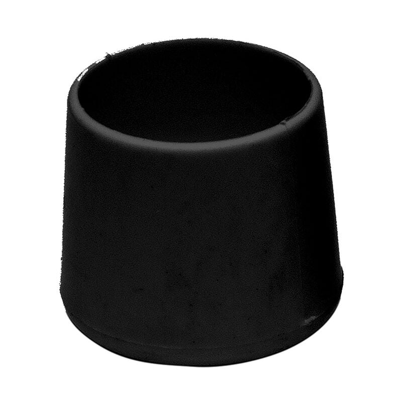 Contera/Tap Terminal CNT07 Black Rubber Round ø 40 x 40 mm (25 pcs.) - Micel