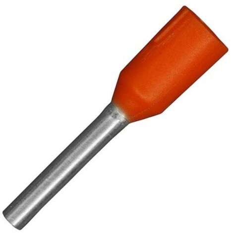 Embouts à Douille Orangé Preisolees pour le Câble 0,3 mmq