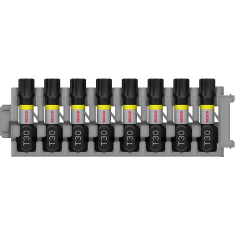 Embouts anti-impact 8 pièces (8xT30)  BOSCH 2608522382
