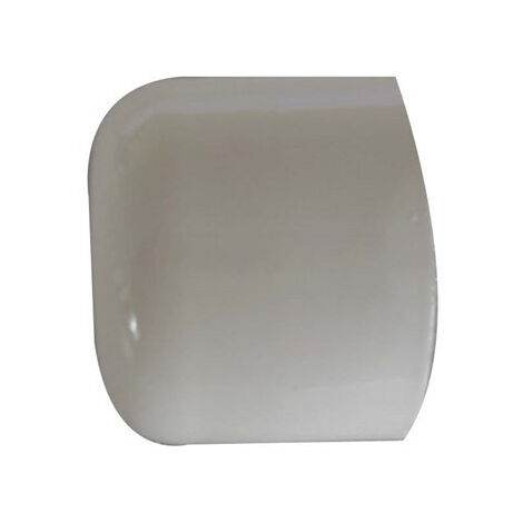 Embouts Barre Rideaux Blanc Mat Ø20mm - INVENTIV