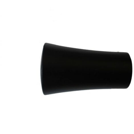 Embouts Barre Rideaux Pommeau Ø28mm Noir Mat INVENTIV