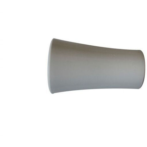 Embouts Barre Rideaux Pommeau Blanc Mat Ø28mm - INVENTIV