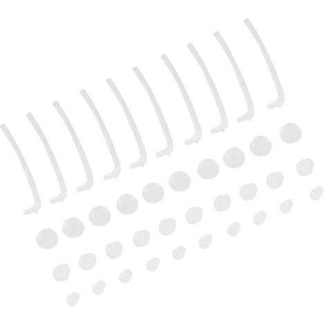 Embouts d'aide auditive avec tube sonore, embouts auriculaires et dômes pour appareils auditifs