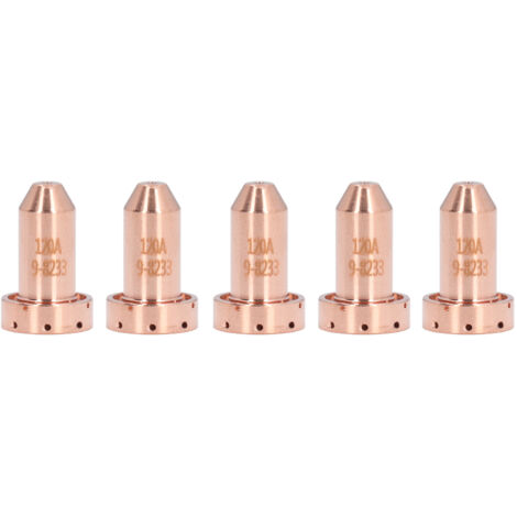 Embouts de buse 9 à 8233, 5 pièces, pointe de torche de découpe en laiton, consommables de remplacement pour coupeur Plasma pour SL60 SL100