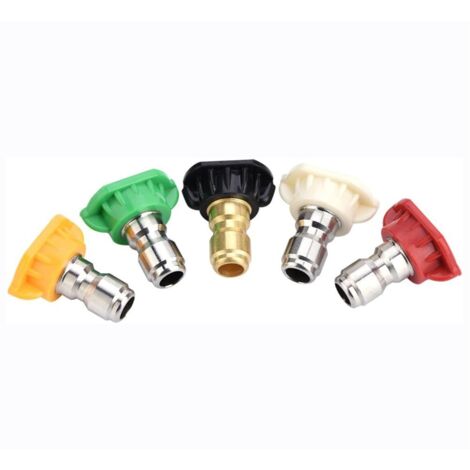 Embouts de buse de rondelle de Pression de 5Pcs, Se Relient Rapidement aux pièces de rondelle de Haute Pression