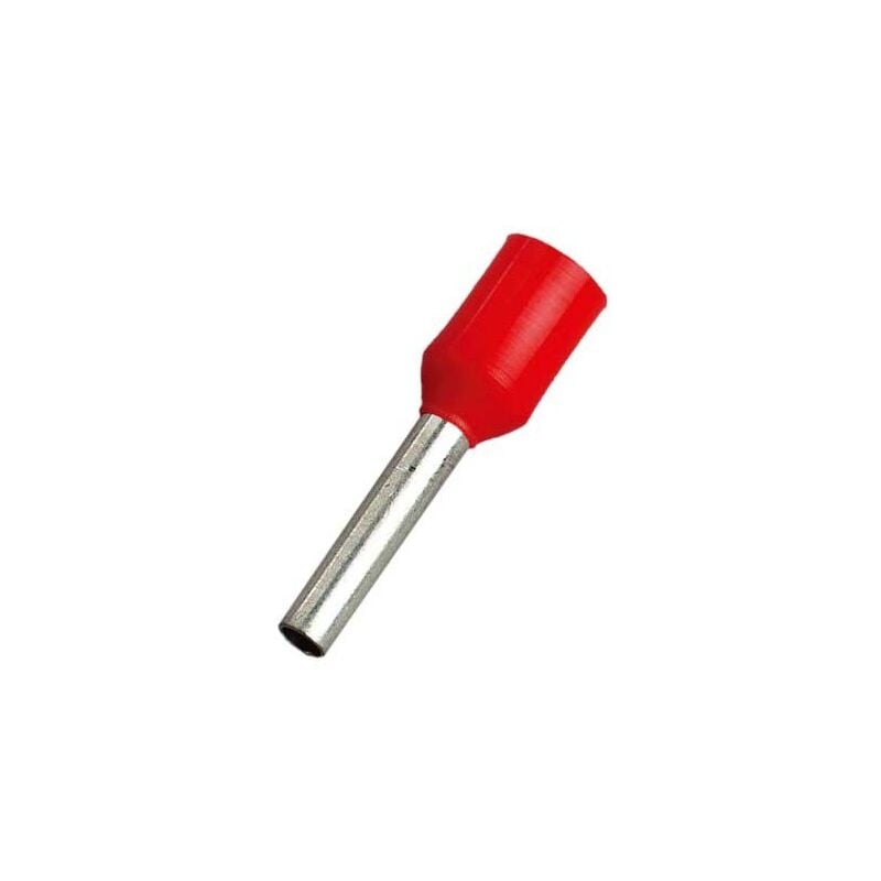 Embout de câblage pour fil souple de 0,5mm² à 95mm² - Section / Couleur - Embout Rouge- 95mm² - Sachet de 50