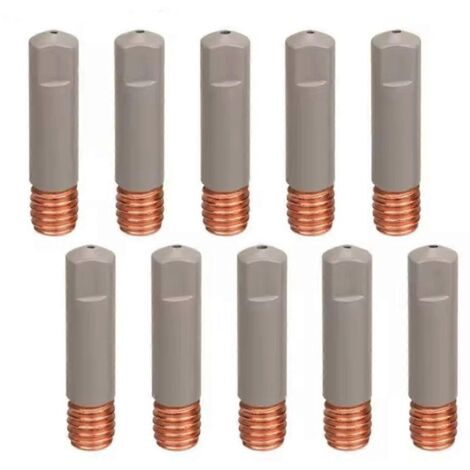 Embouts de contact de soudage MB 15AK avec revêtement protecteur, buse à gaz M6, 0,8 mm