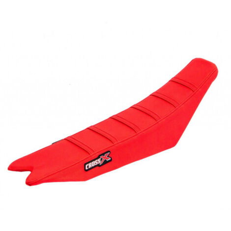 Embouts de guidon ronds Ø17 look carbone blanc et anodisés rouge