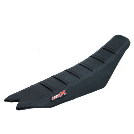 Embouts de guidon ronds Ø17 look Carbone noir et anodisés rouge