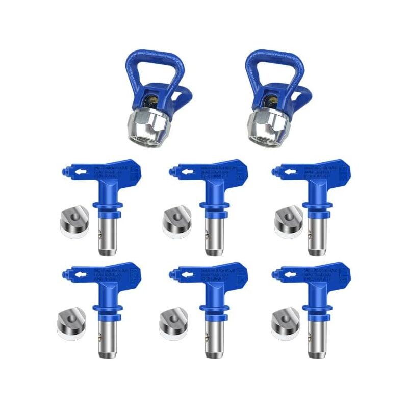 Embouts de pulvérisation réversibles pour pistolets de peinture sans air - Buse de pulvérisation réversible pour maisons, bâtiments, terrasses (211,
