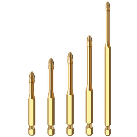 Embouts de tournevis à tête cruciforme pour une durabilité et une efficacité améliorées. Embouts de tournevis professionnels haute dureté
