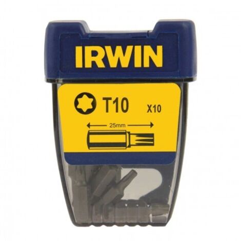 EMBOUTS DE TOURNEVIS TORX 1/4'' 25MM 10 PIÈCES T10 - I-10504351
