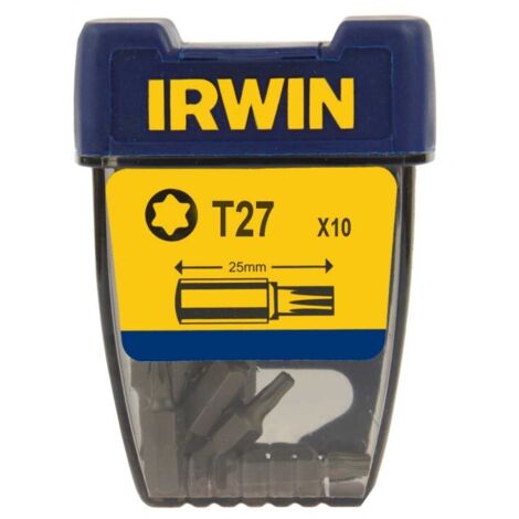 EMBOUTS DE TOURNEVIS TORX 1/4'' 25MM 10 PIÈCES T27 - I-10504355