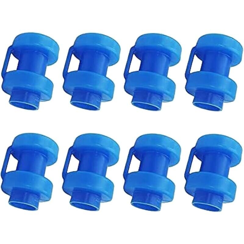 Embouts de Trampoline 8 Pièces Embouts de Tige de Filet, Pièces de Rechange de Trampoline de Diamètre 25 mm Pour Tiges De Filet de Trampoline