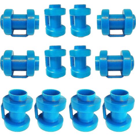 Embouts de trampoline, lot de 24, crochets de trampoline, accessoire de sécurité de rechange pour trampoline, diamètre 25 mm.