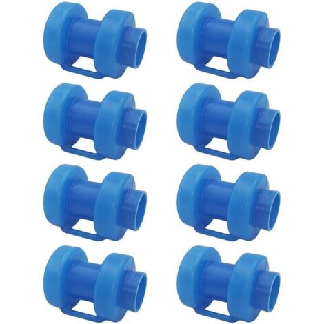 Embouts De Trampoline - Lot De 8 Embouts De Protection pour Barres De Filet De Trampoline - Trampoline Int&eacuteri Vert &Agrave Capuchon pour Poteaux &Oslash 25 Mm Filet De S&eacutecurit&eacute De