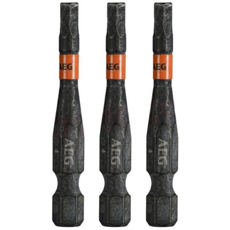 Embouts de vissage balistiques renforcés AEG - 50 mm - 3 pcs - HEX4