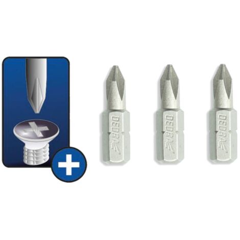 Embouts de visseuse Dedra 18a02ph30-03 Phillips acier S2 25 mm