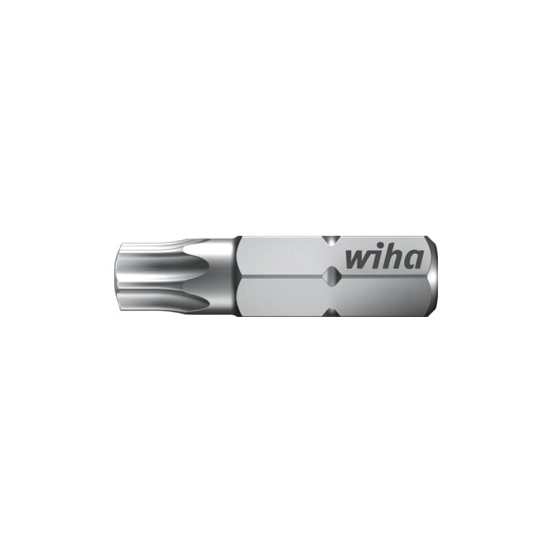 Wiha - Embout Standard 25 mm torx® Tamper Resistant 1/4' C6,3 T25H (01730)