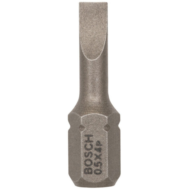 BOSCH  - Embout de tournevis extra dur, s 0,5 x 4,0, 25 mm 25 pi&egrave;ces