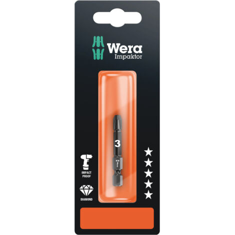Embouts IMP DC Impaktor SB 855/4 IMP DC PZ 3 x 50 mm SB WERA - 05073962001