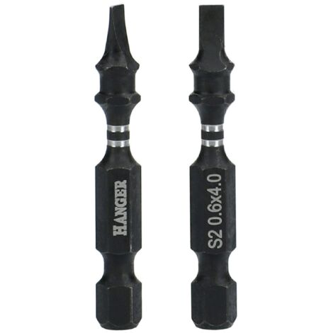 Embouts impact 1/4'' fente 50 x 4mm - HANGER - 134057