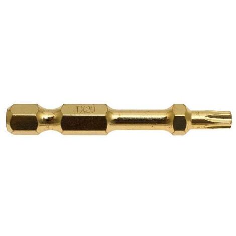 Embouts longs 50 mm MAKITA Impact Gold Torsion TORX (T) Hexa 1/4tailleT30