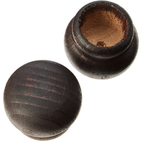Embouts Pomme Bois Ateliers28 Wengé 20mm