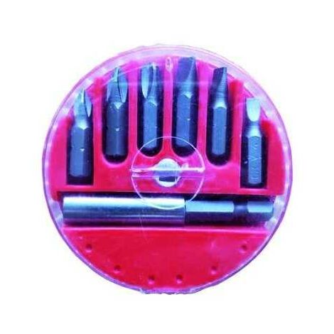 Embouts pour tournevis Vigor Coupe/Croix Boîte de 7 pièces