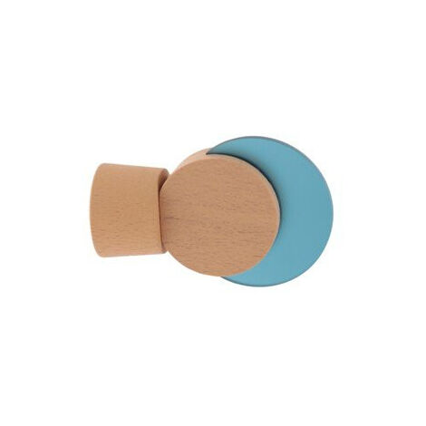 Embouts Rideaux Eclipse HOMEMAISON - 28mm Bleu Pastel