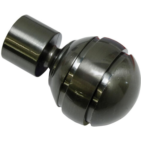 Embouts Rideaux Gardinia Chicago - Titanium