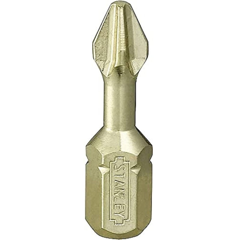 Stanley - 1-13-689 lot de 6 embouts PH2 extra 1/4''