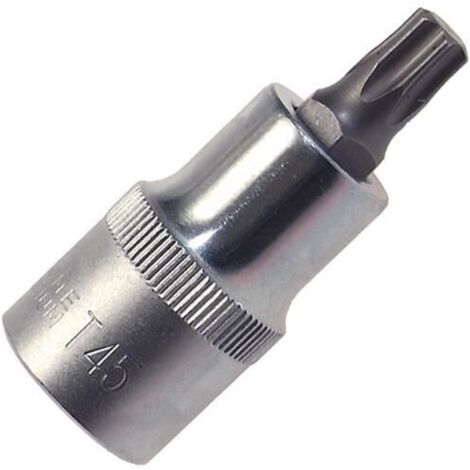 Embouts torx carre 1/2, courts, longs ou perces, au detail - emboutscarr12 : torx 55 long 55 mm