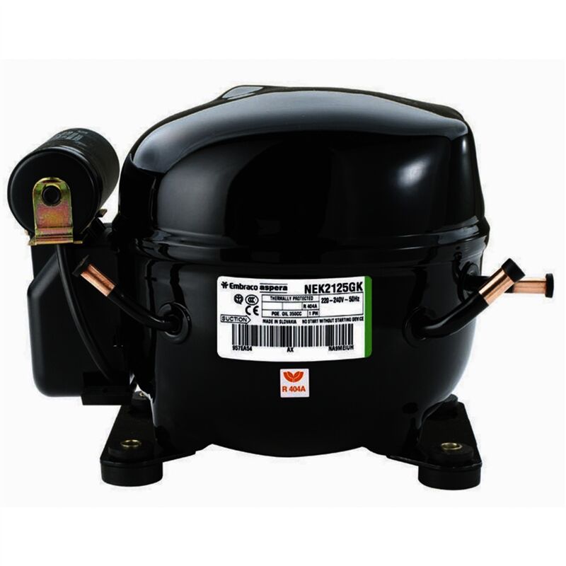 Image of Reporshop - Compressore emppracy NEK6181U R290 220V 1/3CV Alta temperatura 7,28 cm3