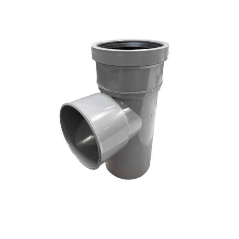 Nicoll - Embranchement pvc système j 87°30 simple mf avec joint, 110/100